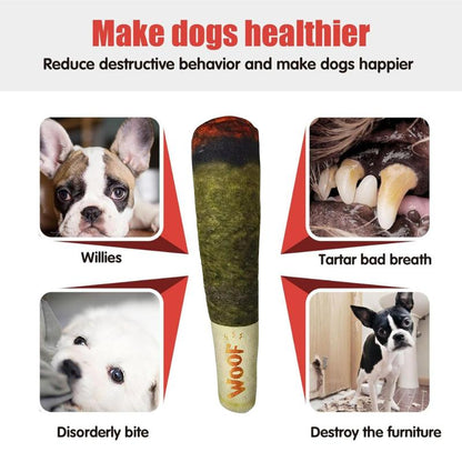 Cigar & Champagne Design Pet Chew Toy, 2 Counts/Set Durable Dog Chew Toy, Interactive Pet Toy, Dog Teething Toy, Pet Supplies